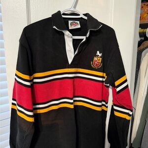 University of Oxford Black & Red Striped Rugby Shirt